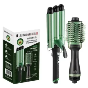 Plancha De Cabello Sirena Y Cepillo Secador Remington