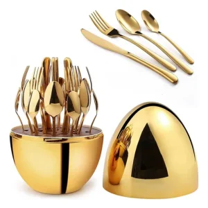 Set De Cubiertos De Huevo