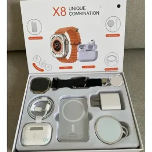 Smart band Con Audífonos Bluetooth Y Power Bank X8